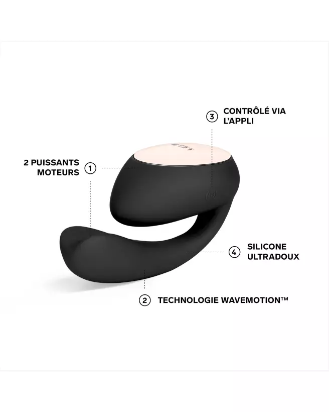 Photo du Lelo Ida Wave, stimulateur de point G avec technologie WaveMotion-3