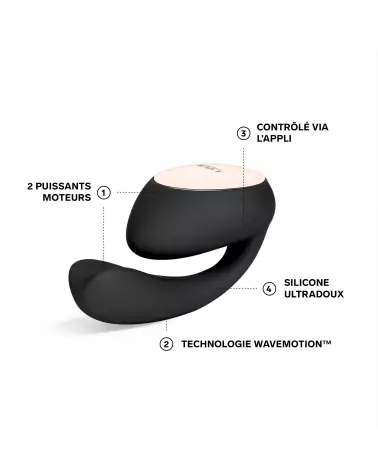 Photo du Lelo Ida Wave, stimulateur de point G avec technologie WaveMotion-3