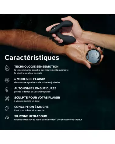 Image du stimulateur de prostate LELO Hugo, technologie avancée et design ergonomique-8