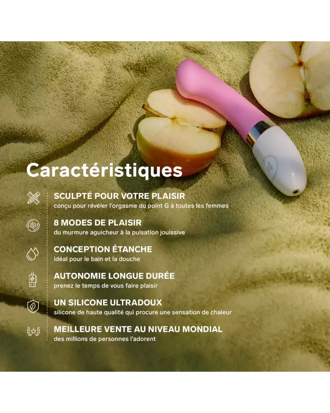 Lelo Gigi 2 vibromasseur de luxe pour stimulation point G-13