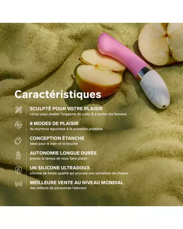 Lelo Gigi 2 vibromasseur de luxe pour stimulation point G-13