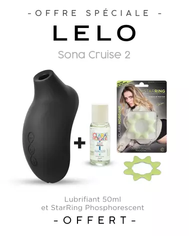Image du LELO Sona Cruise 2 Noir, stimulateur clitoridien haut de gamme-3
