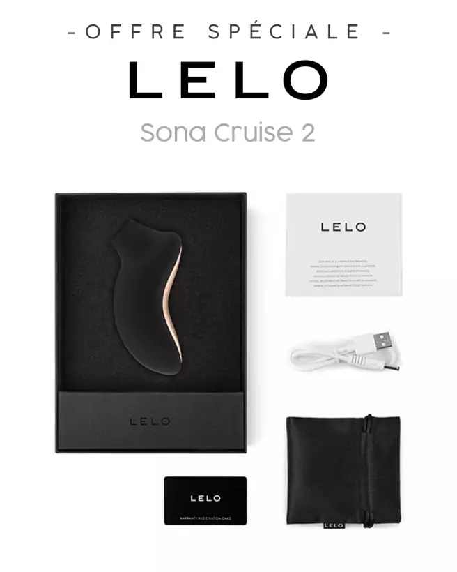 Image du LELO Sona Cruise 2 Noir, stimulateur clitoridien haut de gamme-9