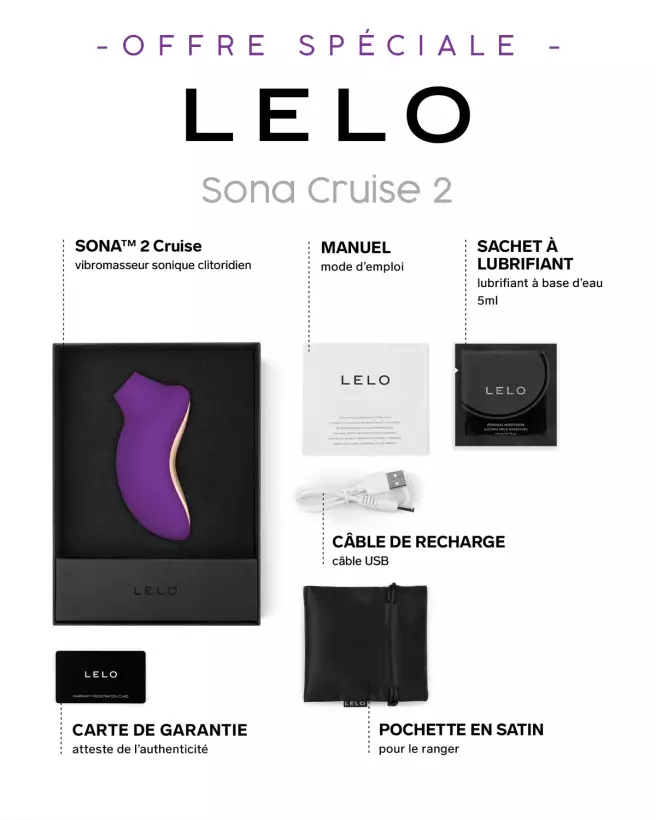 Image du LELO SONA Cruise 2 Violet, stimulateur clitoridien de haute qualité-9