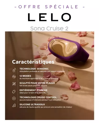 Image du LELO SONA Cruise 2 Violet, stimulateur clitoridien de haute qualité-12