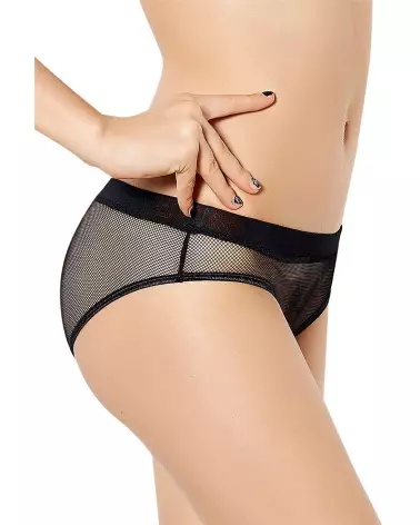 Culotte résille noire Paris Hollywood taille L/XL élégante et confortable-4
