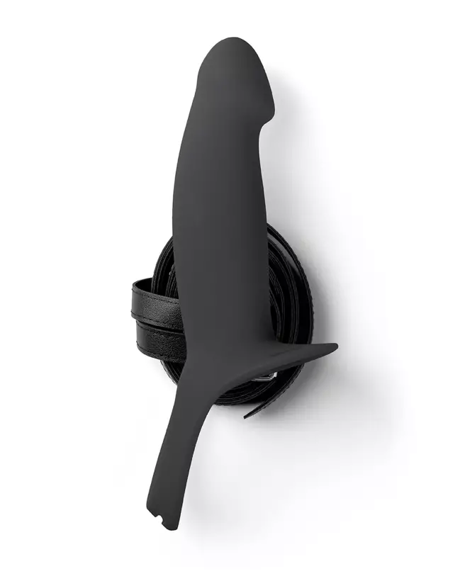 Image du gode ceinture Virgite Hollow Strap Noir S pour hommes-5
