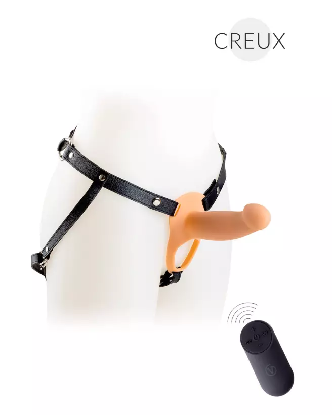 Photo du VIRGITE VIBRA STRAP CHAIR S, gode ceinture pour homme, confort et durabilité-1