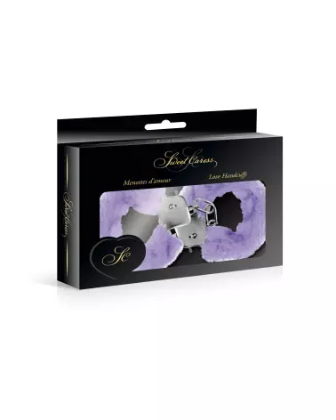 Image des Menottes Poignets Parme Sweet Caress, Accessoires de Sécurité Élégants-2