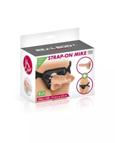 Gode Ceinture Real Body Mike 13cm Dildo Réaliste-2