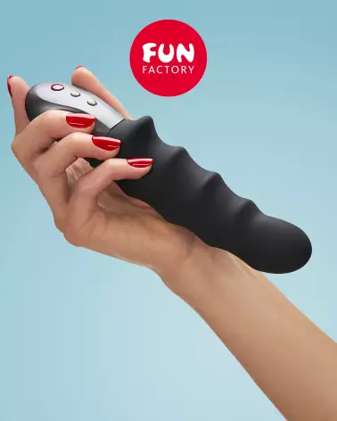 Image du vibromasseur Stronic Surf de FUN FACTORY, haute technologie de pulsation, design ergonomique et silicone médical-3