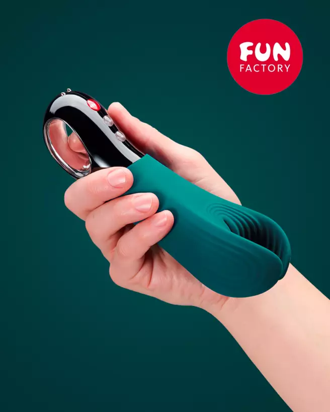 Masturbateur Manta Men Vibrator Fun Factory en silicone médical-4