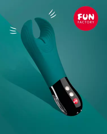 Masturbateur Manta Men Vibrator Fun Factory en silicone médical-5