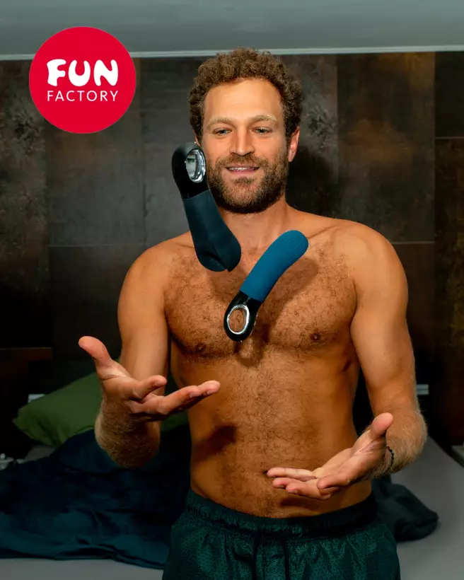 Masturbateur Manta Men Vibrator Fun Factory en silicone médical-21