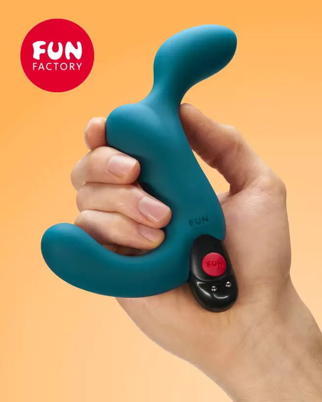 Image du stimulateur de prostate Fun Factory Duke en action-13