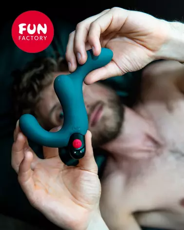 Image du stimulateur de prostate Fun Factory Duke en action-22