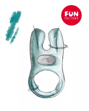 Image du Fun Factory NŌS Cockring, anneau vibrant pour couples-13