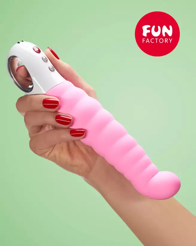 Photo du vibromasseur Fun Factory Patchy Paul spécial Point G en silicone médical-3