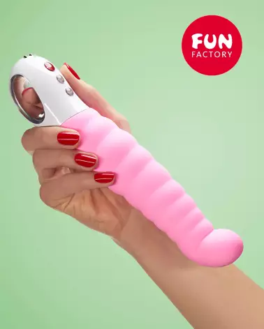 Photo du vibromasseur Fun Factory Patchy Paul spécial Point G en silicone médical-3