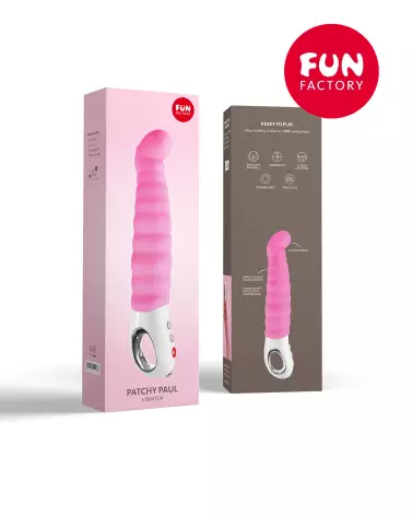 Photo du vibromasseur Fun Factory Patchy Paul spécial Point G en silicone médical-5