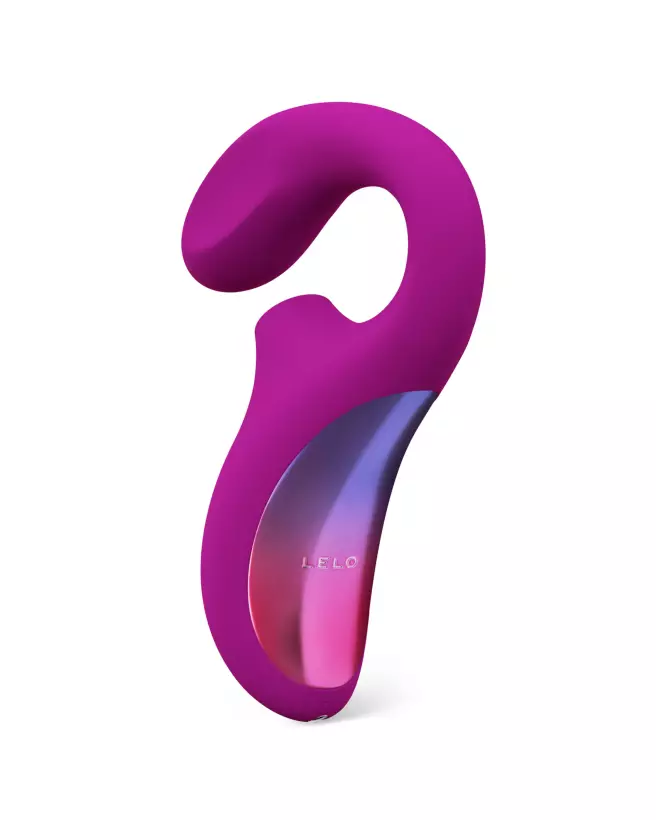 Image LELO Enigma Deep Rose, stimulateur point G et clitoridien, technologie Sensonic avancée-1