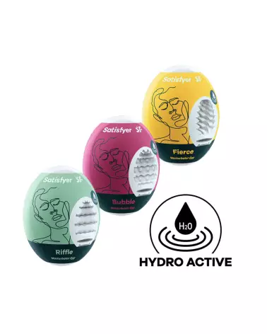 Image du Satisfyer Egg Set 3 Panache 1 - Masturbateur novateur et discret pour homme-3