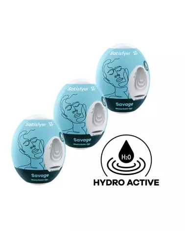 Image du SATISFYER EGG SAVAGE SET 3, masturbateur innovant pour plaisir intense-3