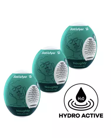 Image du masturbateur Satisfyer Egg Naughty pour plaisir intime masculin, design discret et ergonomique-3