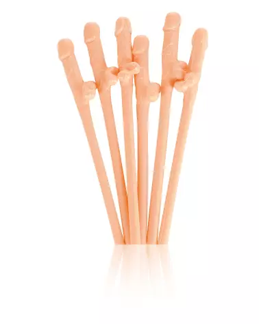 Image des Pailles DICKY SHIPPING par FUN NOVELTIES, idéales pour soirées et cadeaux humoristiques-1