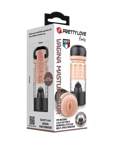 Image du Masturbateur Emily Noir Pretty Love - Texture Réaliste et Design Discret-2