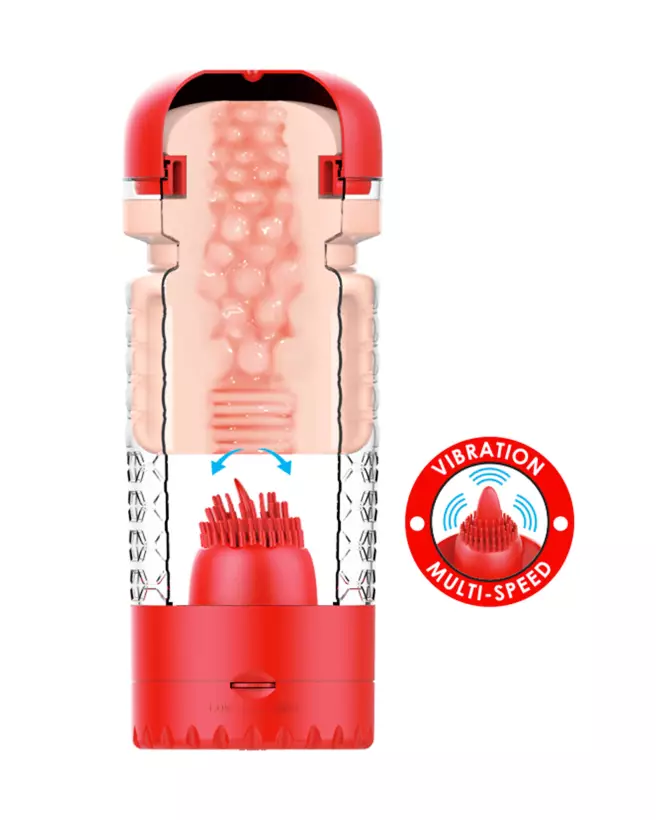 Masturbateur Pretty Love Emily Rouge pour expérience réaliste et intense-4