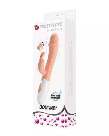 Image du Easter Bunny Vibrator de Pretty Love, vibromasseur rabbit ergonomique-2
