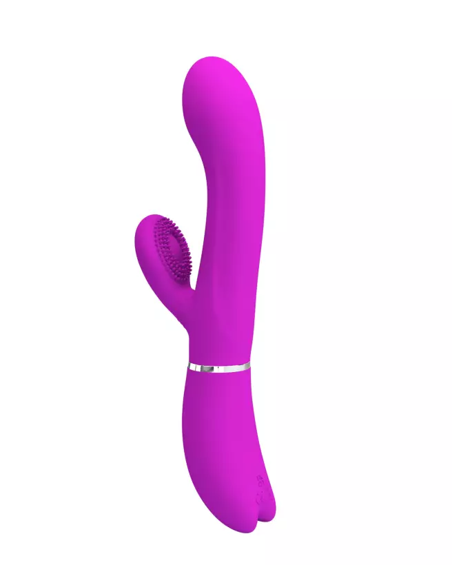 Image du vibromasseur clitoris Pretty Love Rabbit, sextoy puissant et discret pour stimulation intense-3