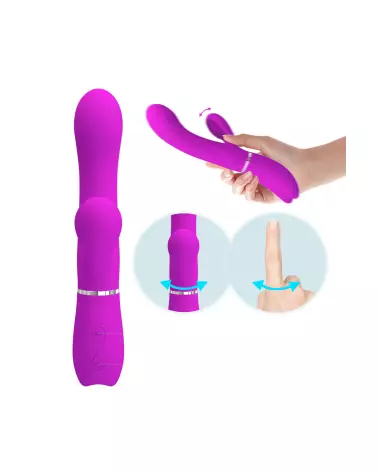 Image du vibromasseur clitoris Pretty Love Rabbit, sextoy puissant et discret pour stimulation intense-5