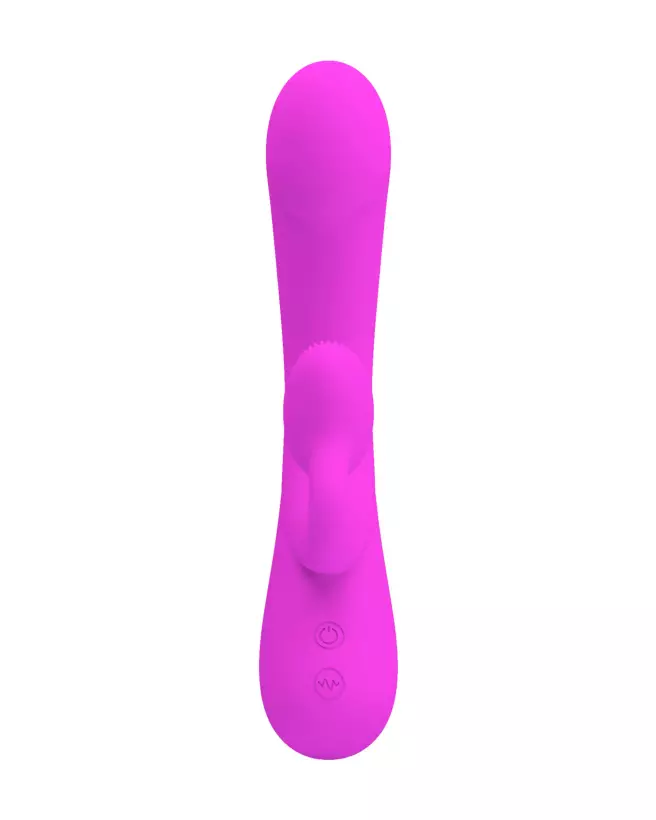 Vibromasseur Rabbit Pretty Love Sincere en action, design ergonomique et élégant-5