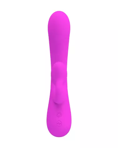 Vibromasseur Rabbit Pretty Love Sincere en action, design ergonomique et élégant-5