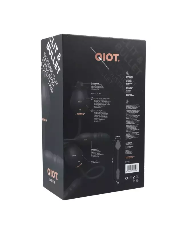 Image du QIOT Clit Bullet Noir par SEXTOYS-QIOT BY VIRGITE - Stimulateur Clitoridien Efficace et Discret-4