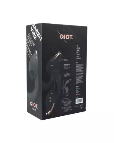 Image du QIOT Lapin Vibe 2 Noir, sextoy rabbit ergonomique de SEXTOYS-QIOT BY VIRGITE-3