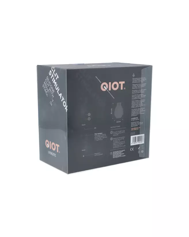 Image du Stimulateur Clitoridien QIOT Clit Noir par Sextoys-QIOT by Virgite - Design Élégant et Puissant-3