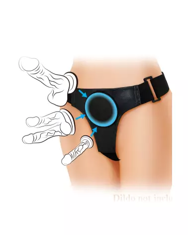 Image Pretty Love Harness Briefs - Harnais culotte confortable pour stimulation avec godes ceintures-3