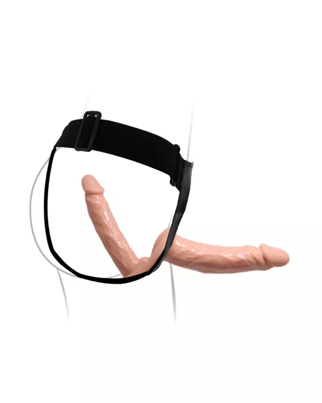 Image du STRAP ON DOUBLE DILDOS PLUS de BAILE, gode ceinture double pour plaisir partagé-4