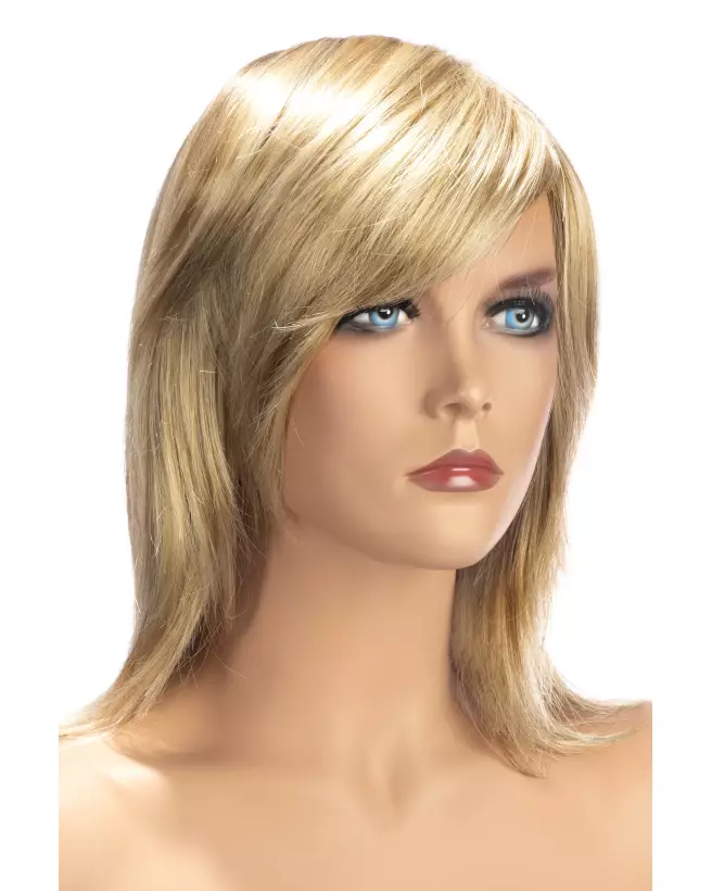 Perruque Zoé de World Wigs avec mèches blondes élégantes et naturelles-1