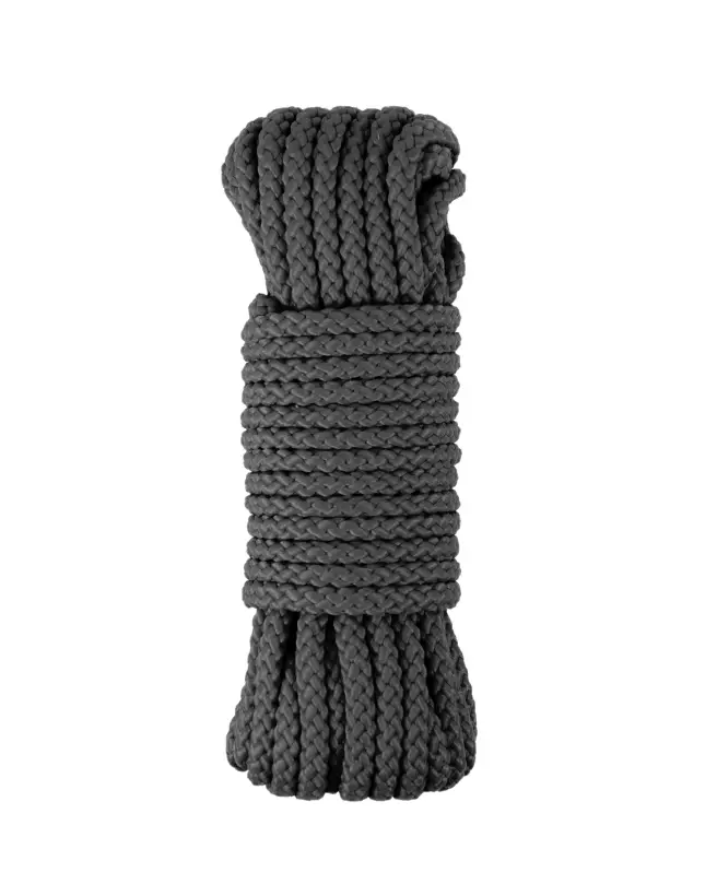 Corde SM Bondage Rigide Noir 10M Sweet Caress pour jeux érotiques-1