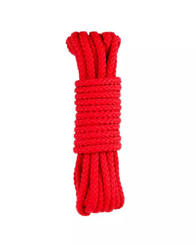 Corde SM Bondage Rouge 5m Sweet Caress pour jeux de domination et contrainte-1