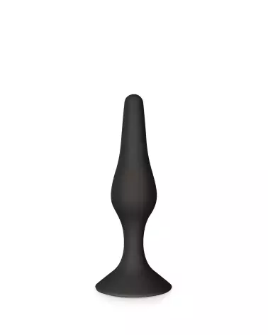 Image du Plug Anal Glamy Fin Black S, design élégant et discret-1