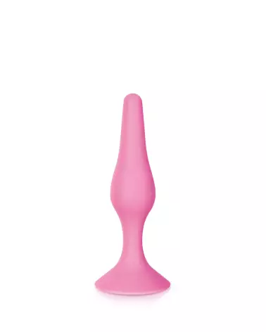 Image du Plug Anal Glamy Fin Pink S, parfait pour débutants, rose et ergonomique-1