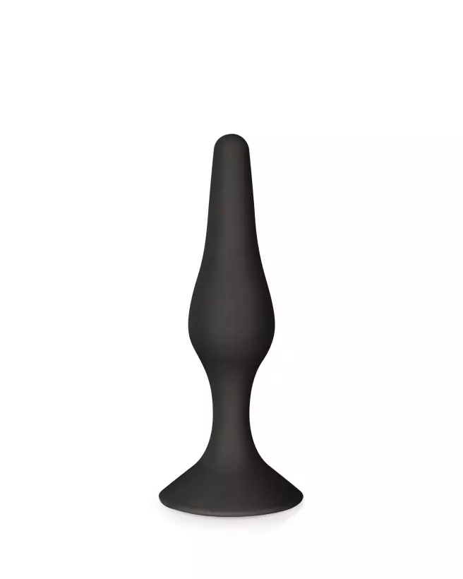 Plug Anal Glamy Fin Black M pour confort et plaisir optimisés-1