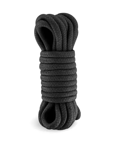 Corde SM Bondage Noir 5m Coton Sweet Caress-1