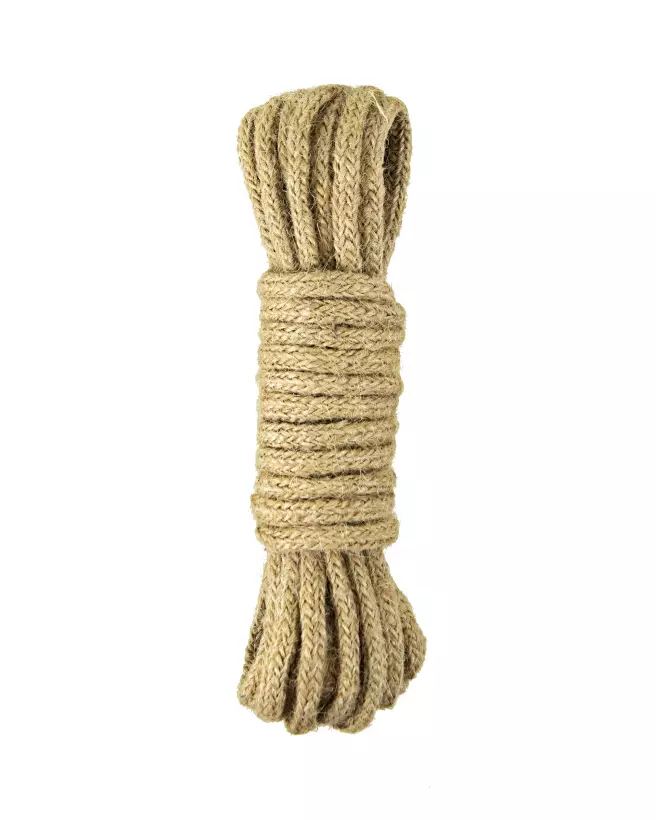 Image de la corde en chanvre Sweet Caress pour bondage 5m, idéale pour jeux SM-1