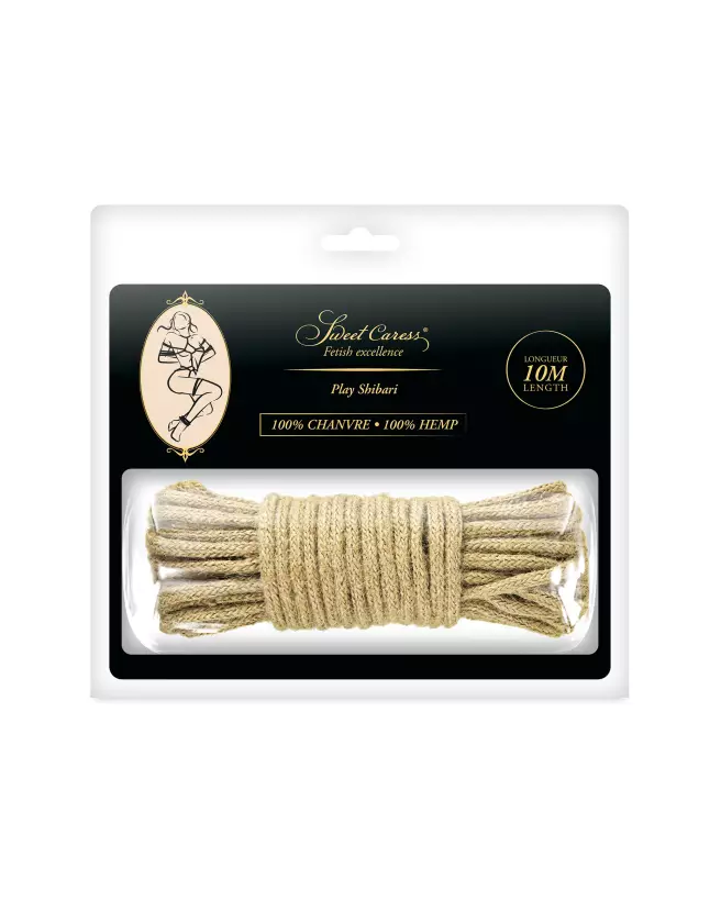 Corde de bondage en chanvre Sweet Caress de 10 mètres pour BDSM-2